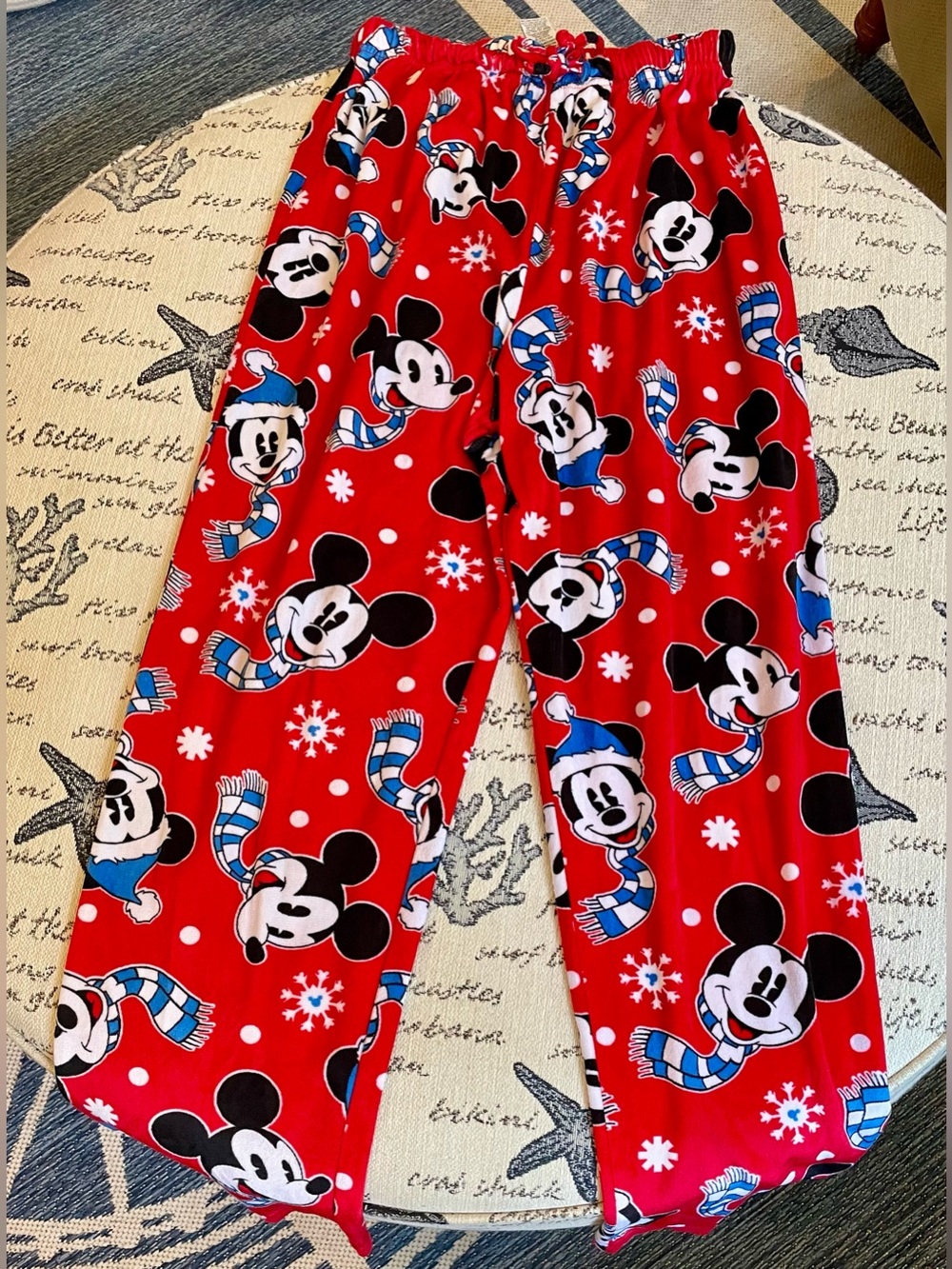 Disney Mickey Mouse Christmas Pajama Pants – Women’s Medium